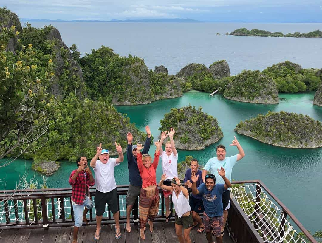 Guests at Fam Island 